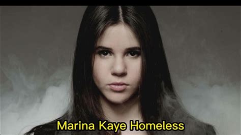 you tube marina kaye|marina kaye homeless album.